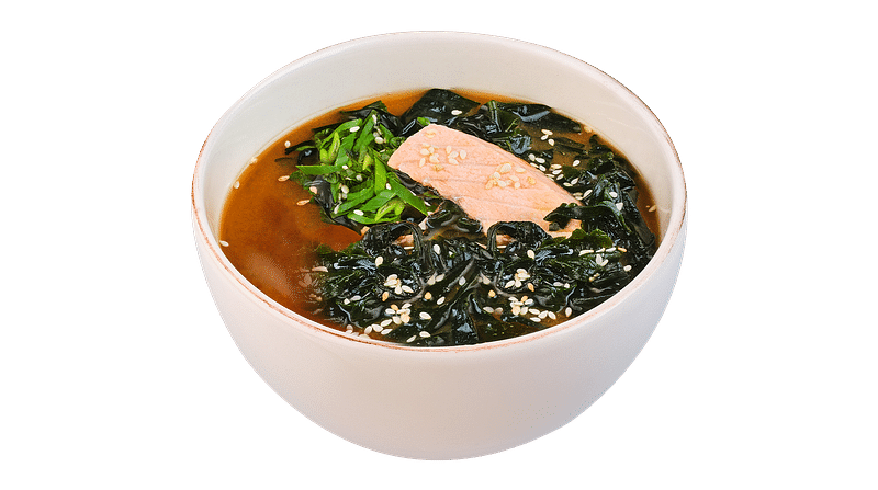 Місо суп з лососем 🔥Отримуйте 5% кешбек🔥 меню Sushi Master