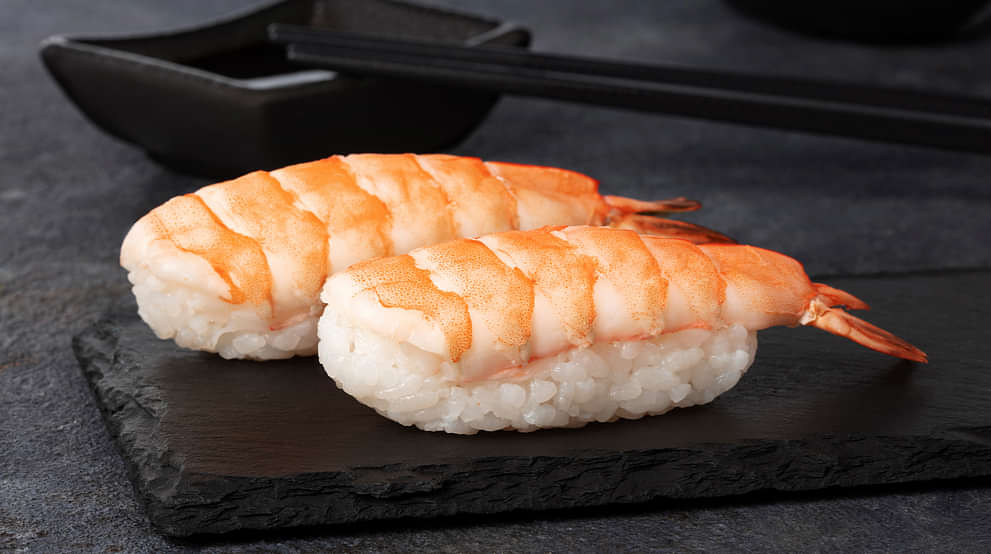Суші нігірі з креветкою меню Sushi Master